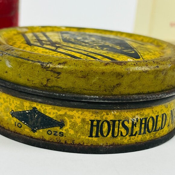 Vintage 3 Tins Prince Albert Tobacco Household Nails Cavalier Cigarette Holder - Picture 5 of 10